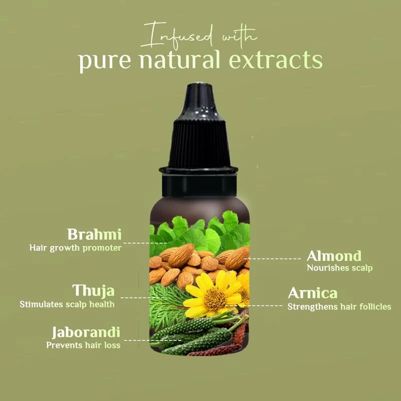 Richfeel Hair Nourisher Oil| For Hair Fall Control | Hair Growth Treatment | Trichologist Developed Formula | High Concentration |10 ml - Thumbnail 3