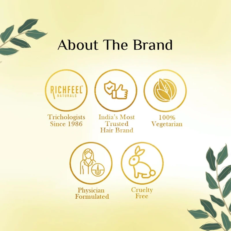 Richfeel Hair Nourisher Oil| For Hair Fall Control | Hair Growth Treatment | Trichologist Developed Formula | High Concentration |10 ml - Thumbnail 9