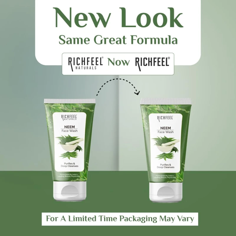Richfeel Neem Face Wash 100g thumbnail 3