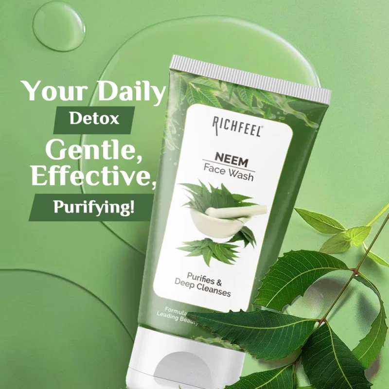Richfeel Neem Face Wash 100g thumbnail 7