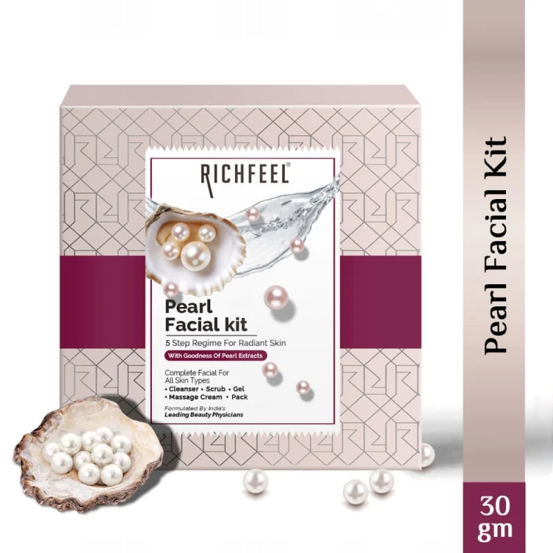 Richfeel Pearl Facial Kit - 30g thumbnail 4