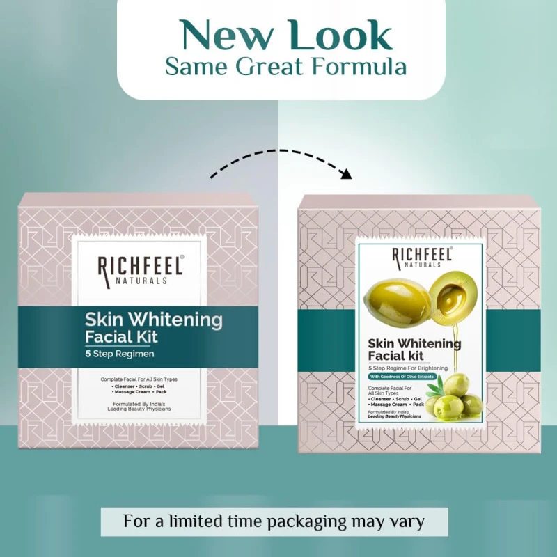 Richfeel Skin Whitening Facial Kit 30g - Thumbnail 3