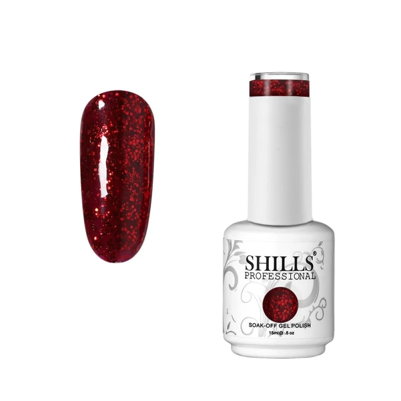 SHILLS PROFESSIONAL UV/LED Soak Off Gel Finish Polish Color Shade 107,15 Milliliters thumbnail 2