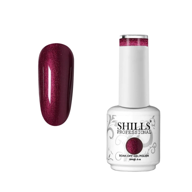 SHILLS PROFESSIONAL UV/LED Soak Off Gel Polish Finish Color Shade 105 15 Millilitres thumbnail 2