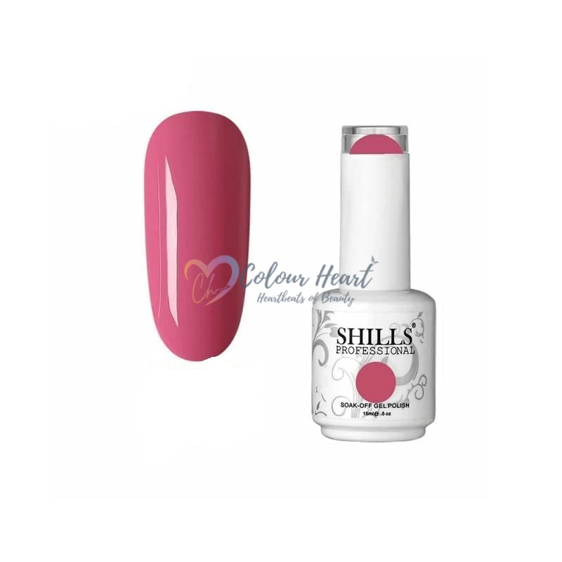 SHILLS PROFESSIONAL UV/LED Soak Off Gel Polish (Gel Nail Polish) Nail Art Nail Polish Color Shade 144, Glossy Finish, 15ml thumbnail 2